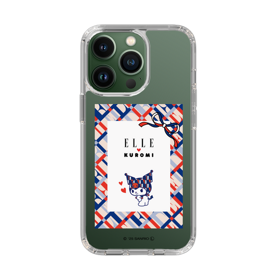 スリムプロテクションケース［ ELLE×マイメロディ＆クロミ - トリコロールカラーグラフィック2 ］