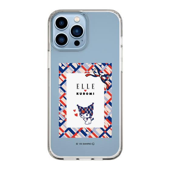 スリムプロテクションケース［ ELLE×マイメロディ＆クロミ - トリコロールカラーグラフィック2 ］