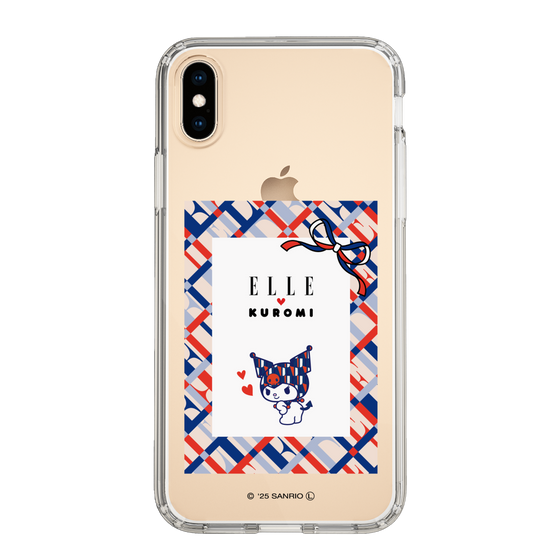 スリムプロテクションケース［ ELLE×マイメロディ＆クロミ - トリコロールカラーグラフィック2 ］