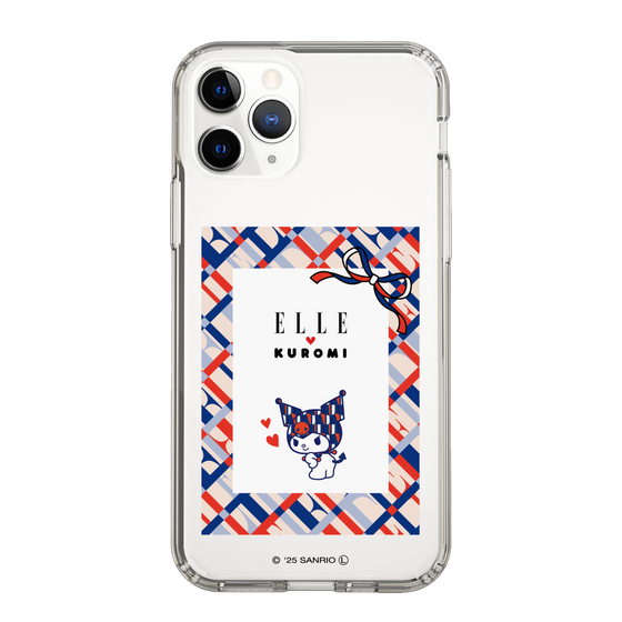 スリムプロテクションケース［ ELLE×マイメロディ＆クロミ - トリコロールカラーグラフィック2 ］