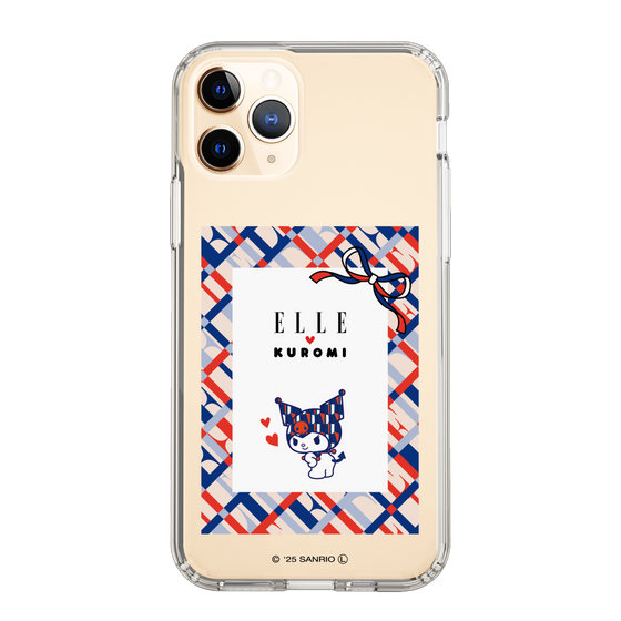 スリムプロテクションケース［ ELLE×マイメロディ＆クロミ - トリコロールカラーグラフィック2 ］
