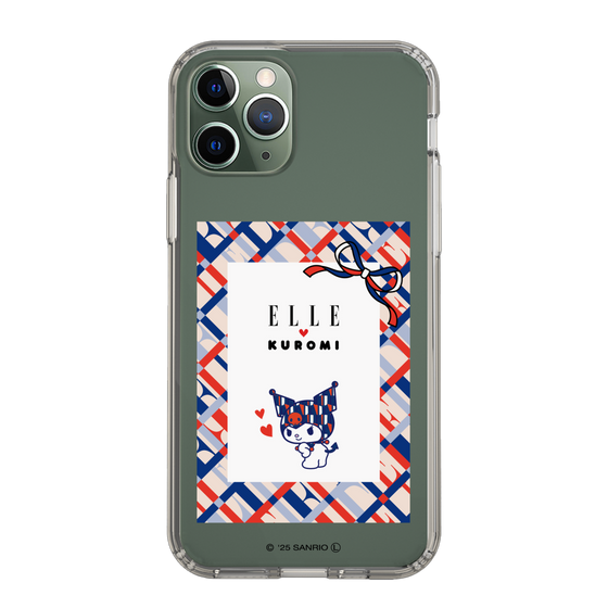 スリムプロテクションケース［ ELLE×マイメロディ＆クロミ - トリコロールカラーグラフィック2 ］