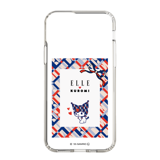 スリムプロテクションケース［ ELLE×マイメロディ＆クロミ - トリコロールカラーグラフィック2 ］