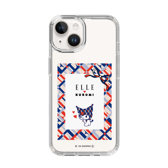 スリムプロテクションケース［ ELLE×マイメロディ＆クロミ - トリコロールカラーグラフィック2 ］