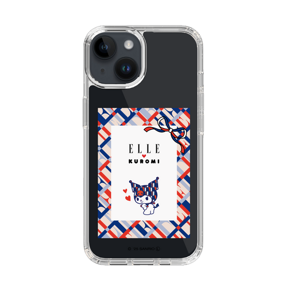 スリムプロテクションケース［ ELLE×マイメロディ＆クロミ - トリコロールカラーグラフィック2 ］