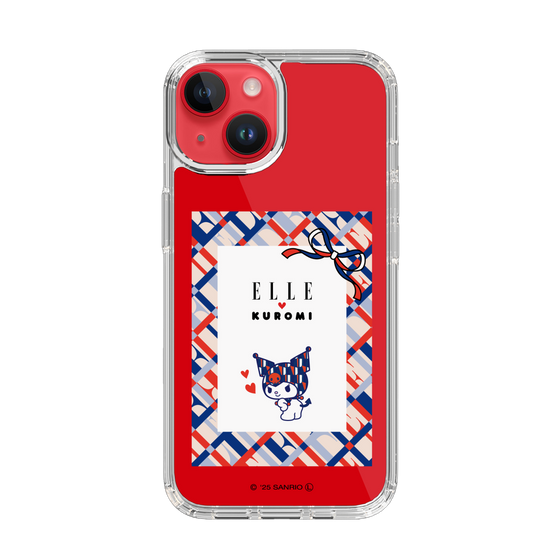 スリムプロテクションケース［ ELLE×マイメロディ＆クロミ - トリコロールカラーグラフィック2 ］