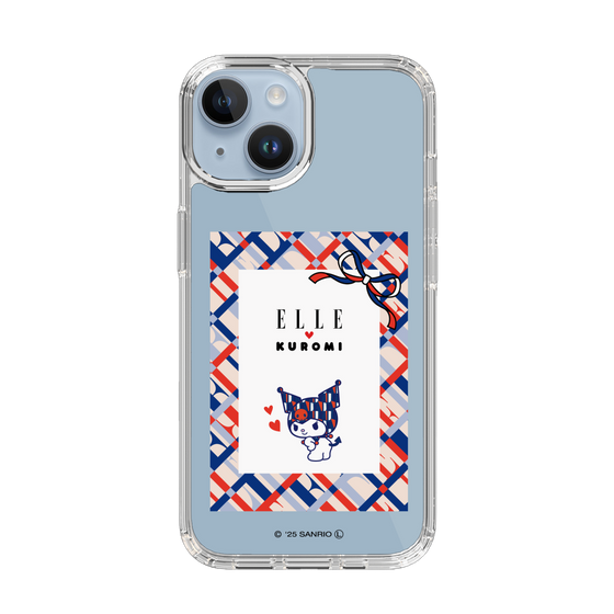 スリムプロテクションケース［ ELLE×マイメロディ＆クロミ - トリコロールカラーグラフィック2 ］