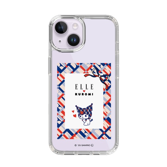 スリムプロテクションケース［ ELLE×マイメロディ＆クロミ - トリコロールカラーグラフィック2 ］