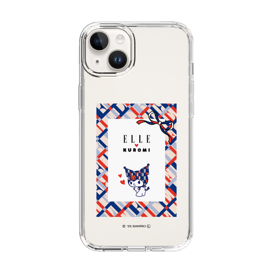 スリムプロテクションケース［ ELLE×マイメロディ＆クロミ - トリコロールカラーグラフィック2 ］