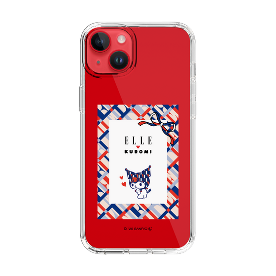 スリムプロテクションケース［ ELLE×マイメロディ＆クロミ - トリコロールカラーグラフィック2 ］