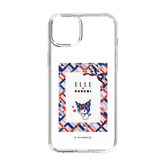 スリムプロテクションケース［ ELLE×マイメロディ＆クロミ - トリコロールカラーグラフィック2 ］