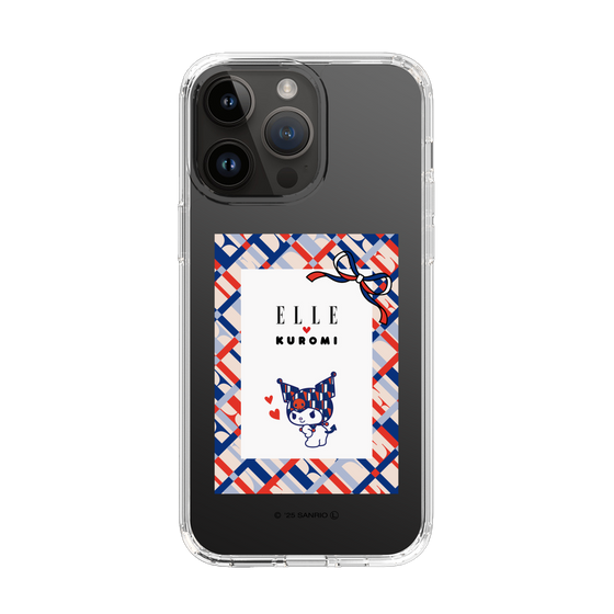 スリムプロテクションケース［ ELLE×マイメロディ＆クロミ - トリコロールカラーグラフィック2 ］