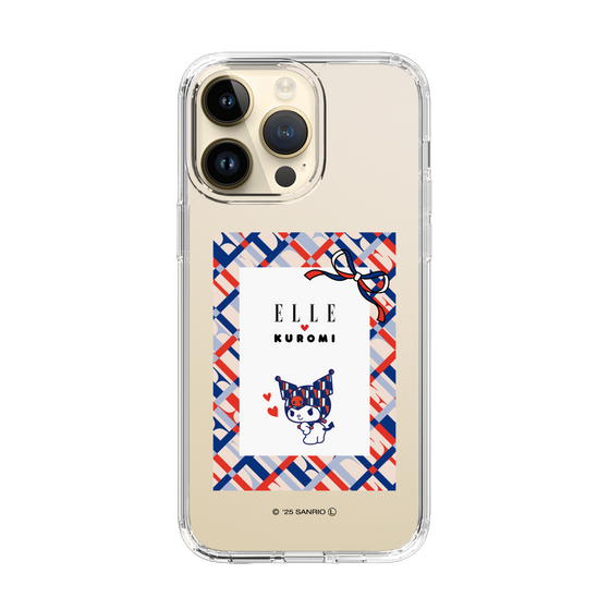スリムプロテクションケース［ ELLE×マイメロディ＆クロミ - トリコロールカラーグラフィック2 ］