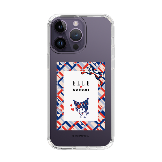 スリムプロテクションケース［ ELLE×マイメロディ＆クロミ - トリコロールカラーグラフィック2 ］