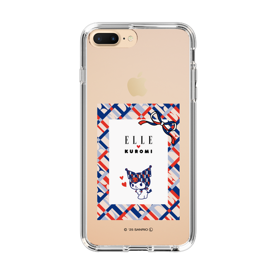 スリムプロテクションケース［ ELLE×マイメロディ＆クロミ - トリコロールカラーグラフィック2 ］