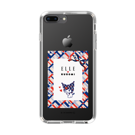 スリムプロテクションケース［ ELLE×マイメロディ＆クロミ - トリコロールカラーグラフィック2 ］