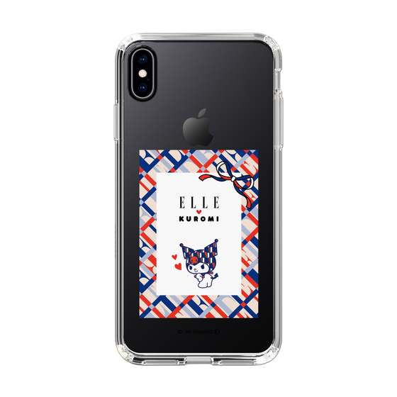スリムプロテクションケース［ ELLE×マイメロディ＆クロミ - トリコロールカラーグラフィック2 ］
