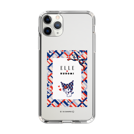 スリムプロテクションケース［ ELLE×マイメロディ＆クロミ - トリコロールカラーグラフィック2 ］