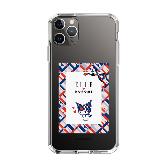 スリムプロテクションケース［ ELLE×マイメロディ＆クロミ - トリコロールカラーグラフィック2 ］