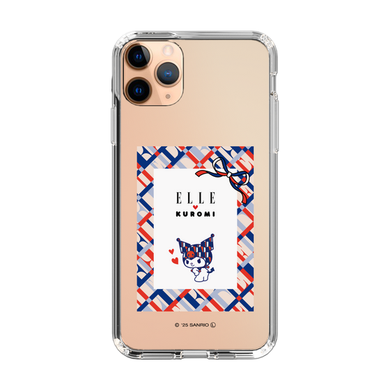 スリムプロテクションケース［ ELLE×マイメロディ＆クロミ - トリコロールカラーグラフィック2 ］