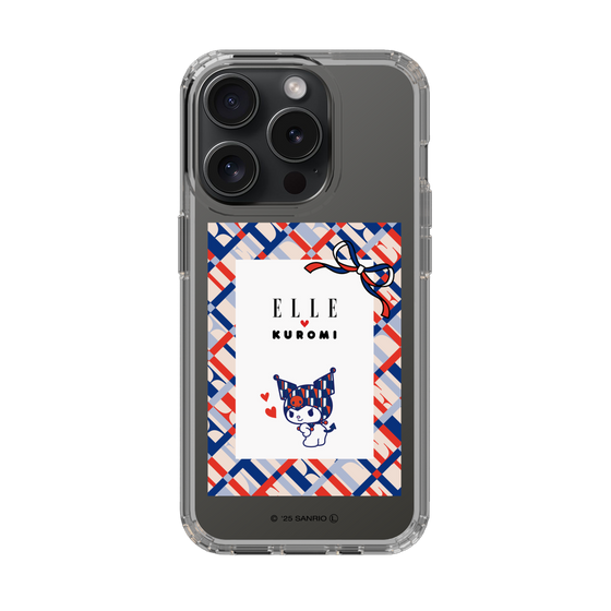 スリムプロテクションケース［ ELLE×マイメロディ＆クロミ - トリコロールカラーグラフィック2 ］