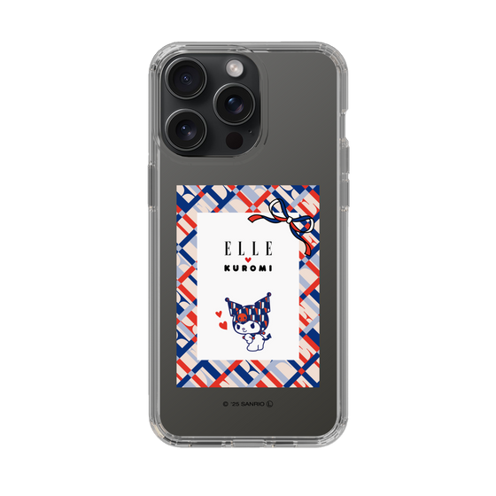 スリムプロテクションケース［ ELLE×マイメロディ＆クロミ - トリコロールカラーグラフィック2 ］