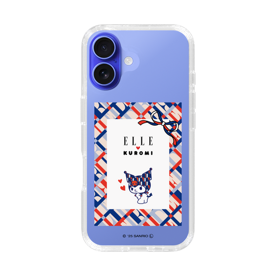スリムプロテクションケース［ ELLE×マイメロディ＆クロミ - トリコロールカラーグラフィック2 ］