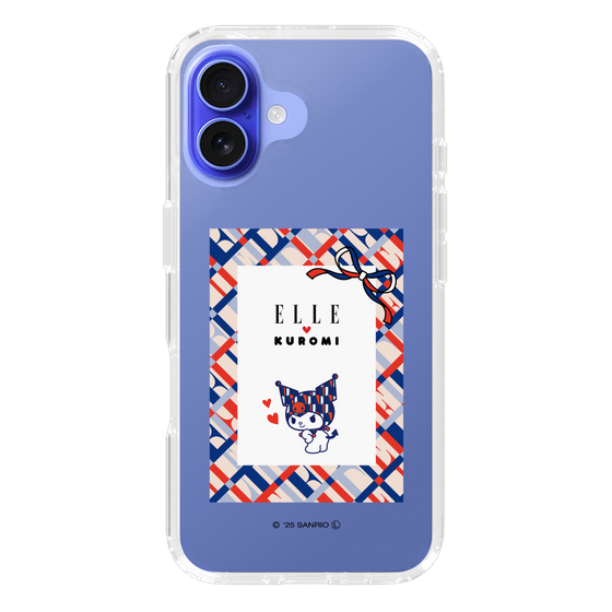 スリムプロテクションケース［ ELLE×マイメロディ＆クロミ - トリコロールカラーグラフィック2 ］