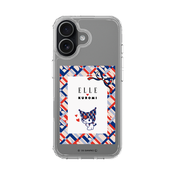 スリムプロテクションケース［ ELLE×マイメロディ＆クロミ - トリコロールカラーグラフィック2 ］