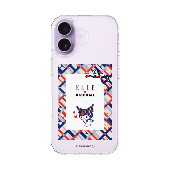 スリムプロテクションケース［ ELLE×マイメロディ＆クロミ - トリコロールカラーグラフィック2 ］