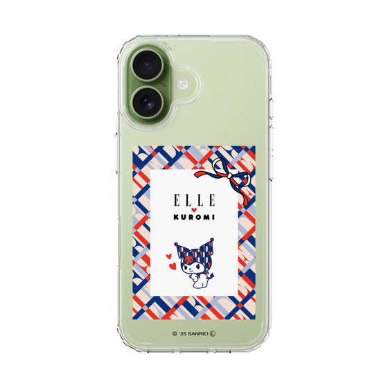 スリムプロテクションケース［ ELLE×マイメロディ＆クロミ - トリコロールカラーグラフィック2 ］