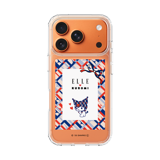 スリムプロテクションケース［ ELLE×マイメロディ＆クロミ - トリコロールカラーグラフィック2 ］