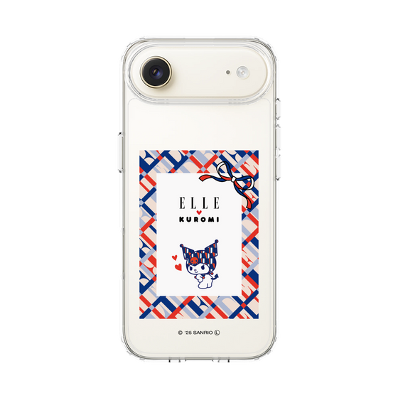 スリムプロテクションケース［ ELLE×マイメロディ＆クロミ - トリコロールカラーグラフィック2 ］