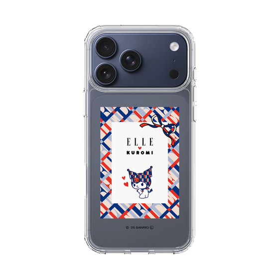 スリムプロテクションケース［ ELLE×マイメロディ＆クロミ - トリコロールカラーグラフィック2 ］