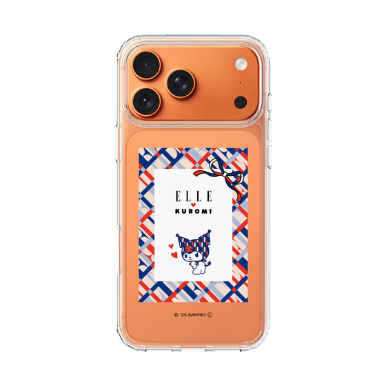 スリムプロテクションケース［ ELLE×マイメロディ＆クロミ - トリコロールカラーグラフィック2 ］