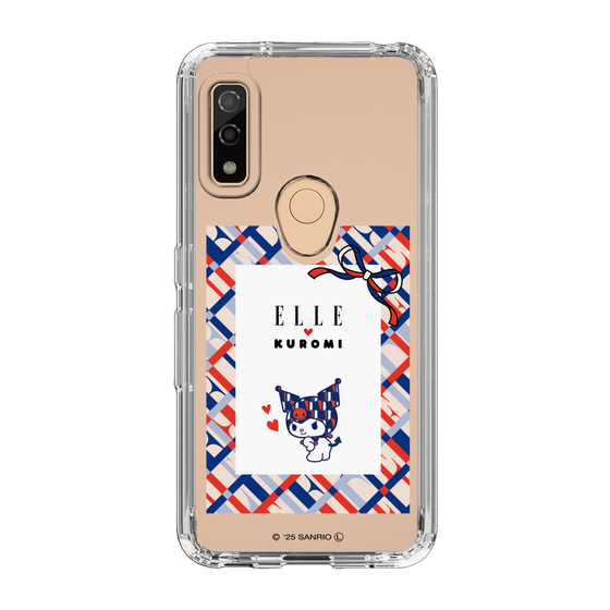 スリムプロテクションケース［ ELLE×マイメロディ＆クロミ - トリコロールカラーグラフィック2 ］