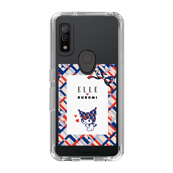 スリムプロテクションケース［ ELLE×マイメロディ＆クロミ - トリコロールカラーグラフィック2 ］