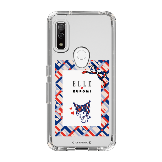 スリムプロテクションケース［ ELLE×マイメロディ＆クロミ - トリコロールカラーグラフィック2 ］