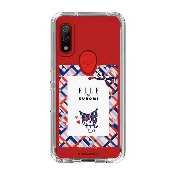 スリムプロテクションケース［ ELLE×マイメロディ＆クロミ - トリコロールカラーグラフィック2 ］