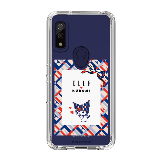 スリムプロテクションケース［ ELLE×マイメロディ＆クロミ - トリコロールカラーグラフィック2 ］