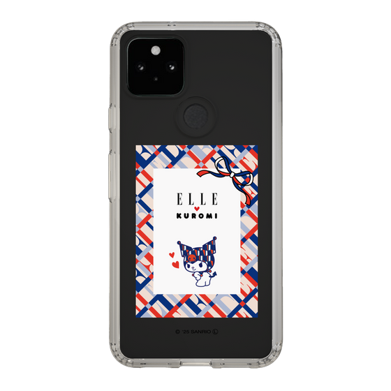 スリムプロテクションケース［ ELLE×マイメロディ＆クロミ - トリコロールカラーグラフィック2 ］