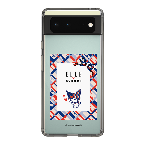 スリムプロテクションケース［ ELLE×マイメロディ＆クロミ - トリコロールカラーグラフィック2 ］