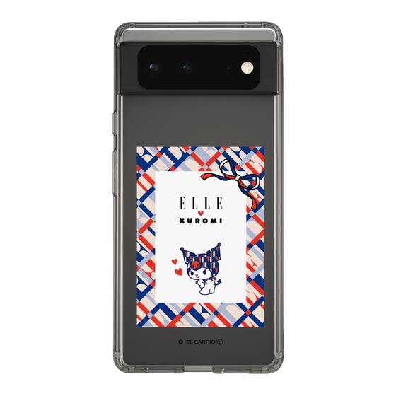 スリムプロテクションケース［ ELLE×マイメロディ＆クロミ - トリコロールカラーグラフィック2 ］