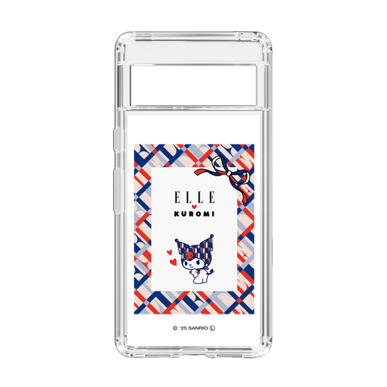 スリムプロテクションケース［ ELLE×マイメロディ＆クロミ - トリコロールカラーグラフィック2 ］