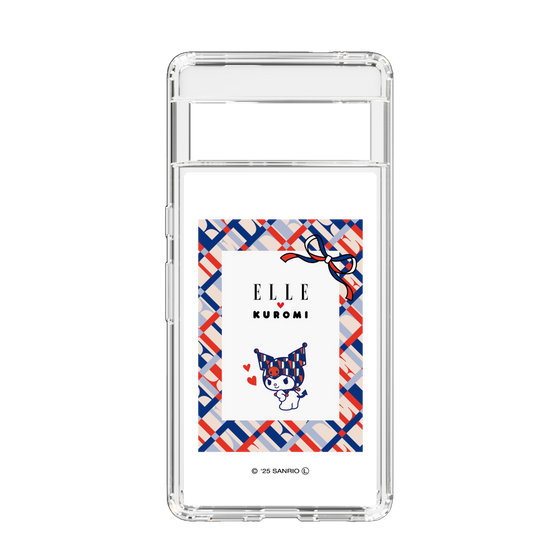 スリムプロテクションケース［ ELLE×マイメロディ＆クロミ - トリコロールカラーグラフィック2 ］