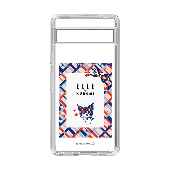 スリムプロテクションケース［ ELLE×マイメロディ＆クロミ - トリコロールカラーグラフィック2 ］