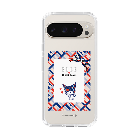 スリムプロテクションケース［ ELLE×マイメロディ＆クロミ - トリコロールカラーグラフィック2 ］