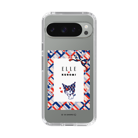 スリムプロテクションケース［ ELLE×マイメロディ＆クロミ - トリコロールカラーグラフィック2 ］