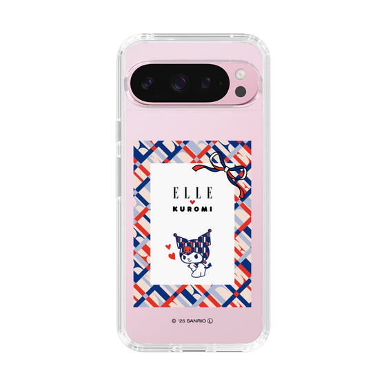 スリムプロテクションケース［ ELLE×マイメロディ＆クロミ - トリコロールカラーグラフィック2 ］