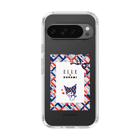 スリムプロテクションケース［ ELLE×マイメロディ＆クロミ - トリコロールカラーグラフィック2 ］